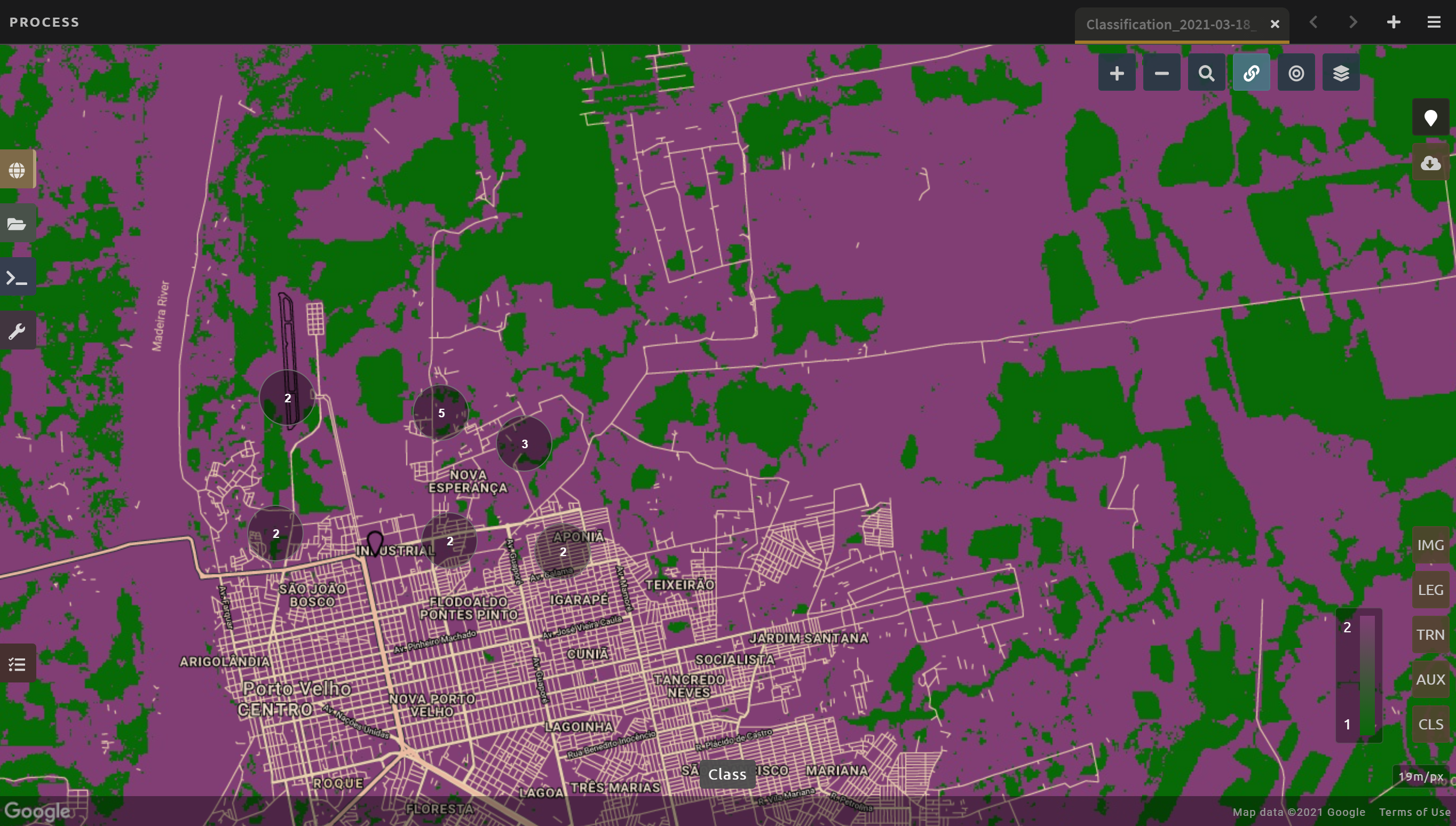 A preview of a classification