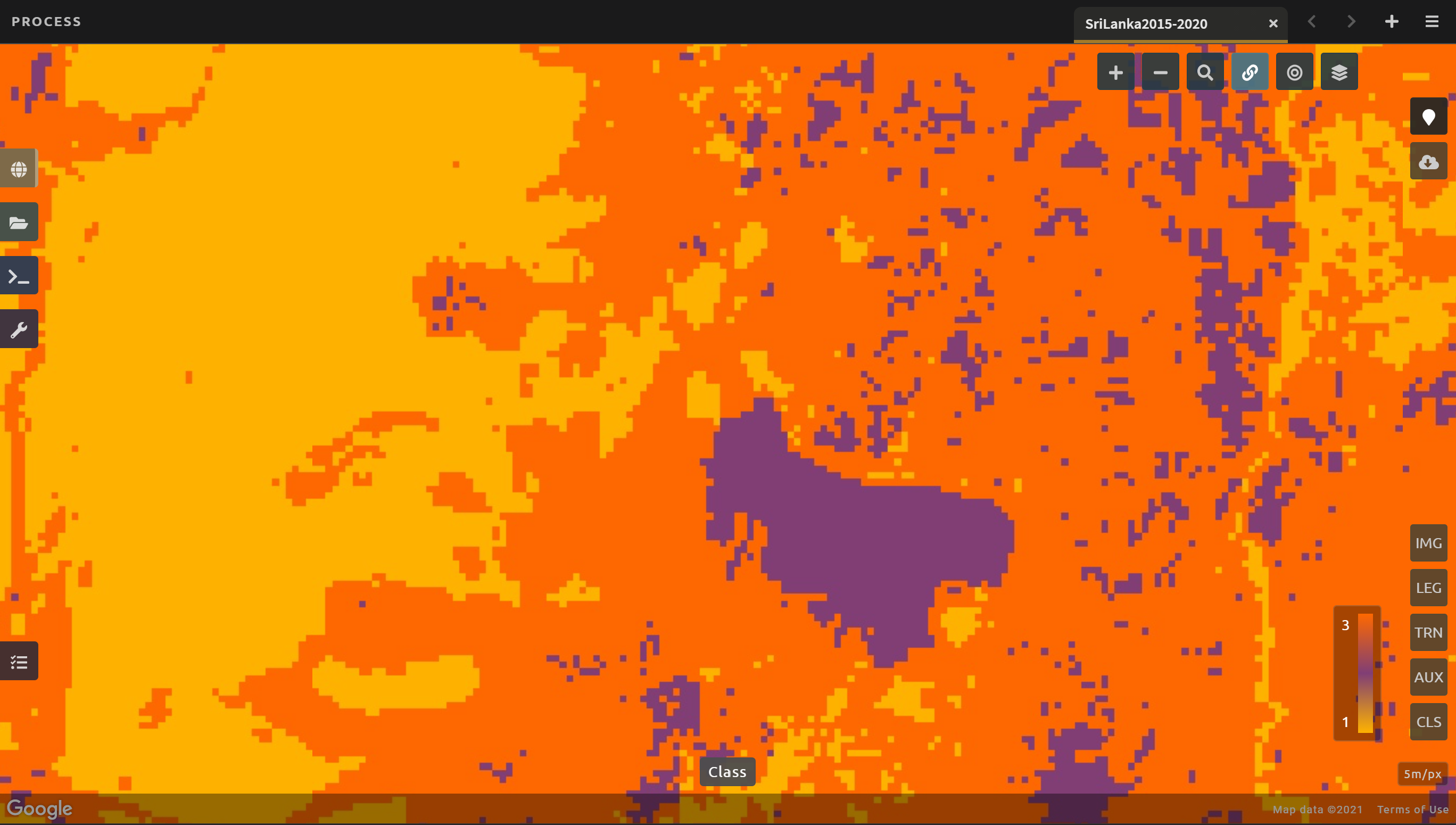 Examining your change detection map