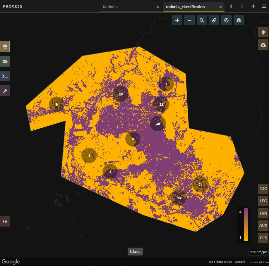 Examining your change detection map