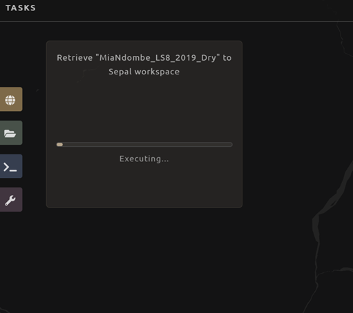 Retrieval task being carried out